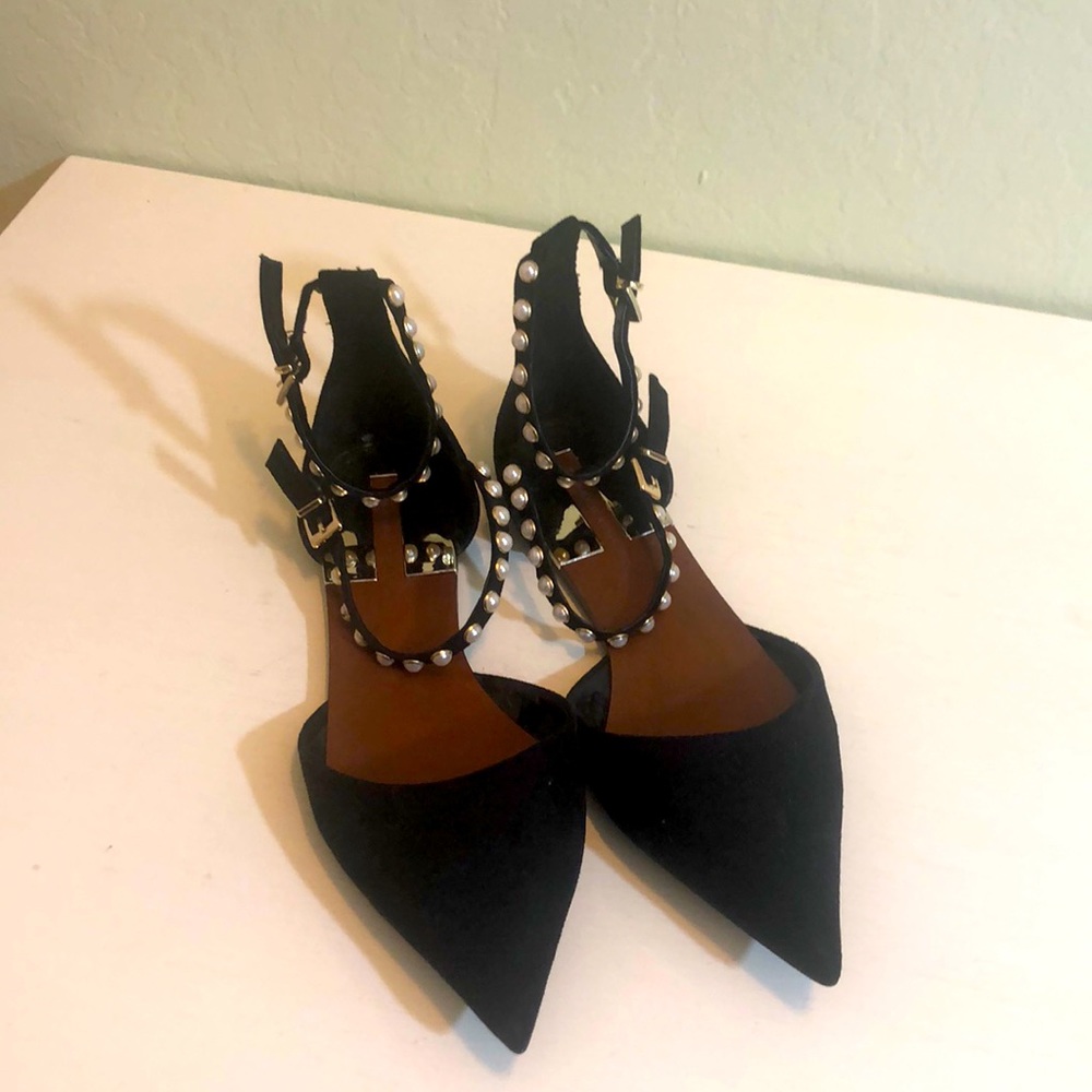 Zara Basic Collection Black Shoes Size 37. Or 6.5 - image 1